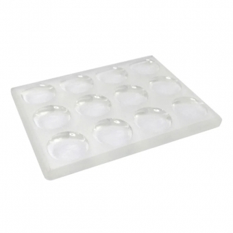 Placa de Kline em vidro com 12 escavações, Global Glass, Ref: 4506A